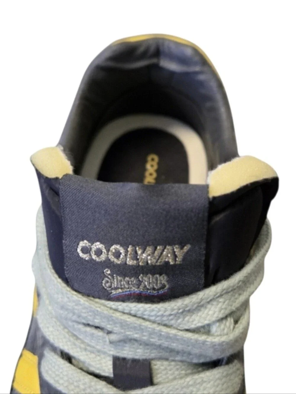 Coolway Duck Dgy Men's Urban Sneaker in Grey, Yellow, Brown, Size 9 Men. NEW!